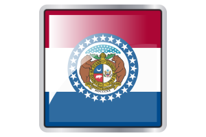 密苏里州国旗广场图标