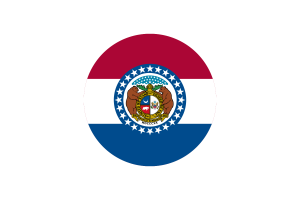 密苏里州旗帜矢量免费下载