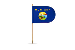 蒙大拿州旗帜桌旗