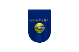 蒙大拿州旗帜矢量免费下载（SVG，PNG）