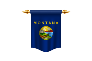 蒙大拿州旗帜皇家旗帜