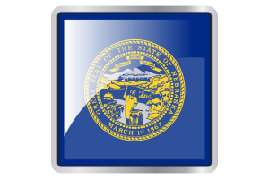 内布拉斯加州旗帜广场图标