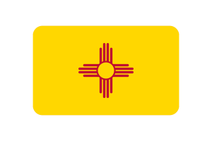 新墨西哥州国旗三角形圆形