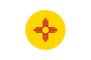 新墨西哥州旗帜矢量免费下载