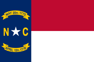 北卡罗来纳州国旗
