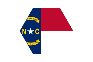 北卡罗来纳州国旗矢量免费 |SVG 和 PNG