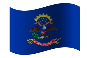 北达科他州旗帜