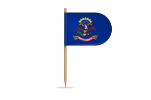 北达科他州旗帜桌旗