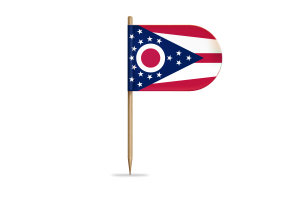 俄亥俄州旗帜桌旗