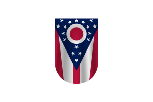 俄亥俄州旗帜矢量自由Dowanlod （SVG，PNG）