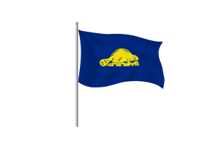 俄勒冈州反向旗帜符号