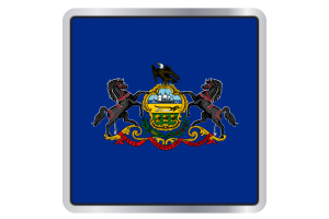 宾夕法尼亚州国旗广场图标
