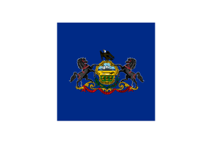 宾夕法尼亚州国旗剪贴画