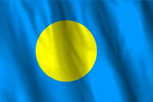 帕劳共和国国旗