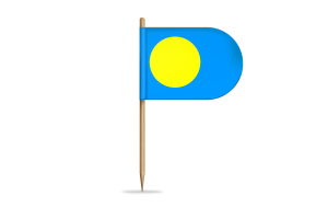 帕劳国旗桌旗