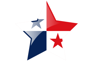 巴拿马国旗星图标