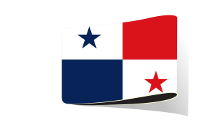 巴拿马国旗插图剪贴画