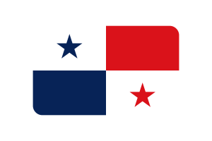 巴拿马国旗三角形圆形