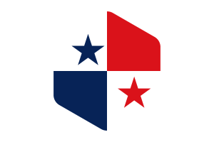 巴拿马国旗圆形六边形