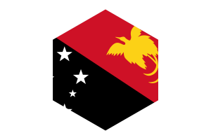 巴布亚新几内亚国旗六边形