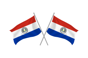 巴拉圭挥舞友谊旗帜