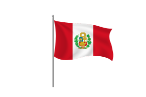 秘鲁国旗剪贴画
