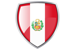 秘鲁国旗库切纹章盾牌