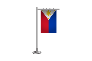 3d 菲律宾站立旗