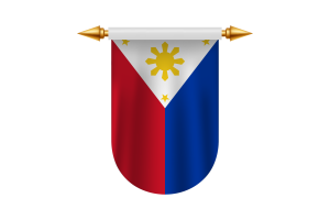 菲律宾国旗矢量图像