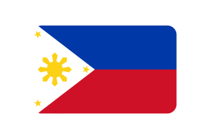 菲律宾国旗三角形圆形