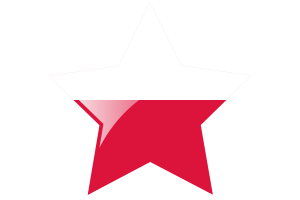 波兰国旗星图标