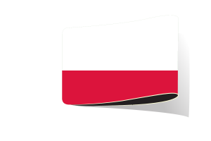 波兰国旗插图剪贴画