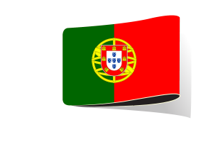 葡萄牙国旗插图剪贴画