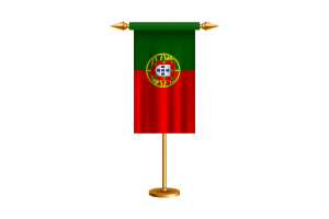 葡萄牙礼仪旗帜矢量免费