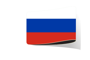 俄罗斯国旗插图剪贴画