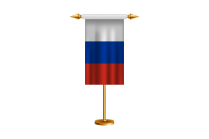 俄罗斯礼仪旗帜矢量免费