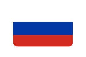 俄罗斯国旗三角形圆形
