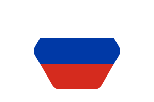 俄罗斯国旗矢量插图