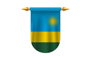 卢旺达国旗矢量图像