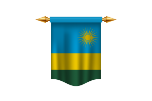 卢旺达国旗皇家旗帜