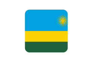 卢旺达国旗方形圆形