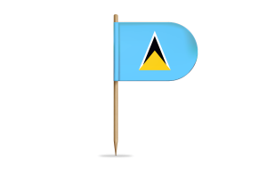 圣卢西亚旗帜桌旗