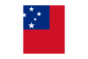 萨摩亚国旗 （下载 SVG， PNG）