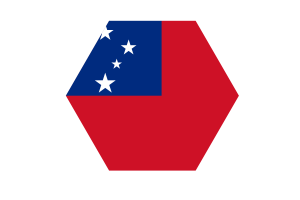 萨摩亚国旗矢量免费 |SVG 和 PNG