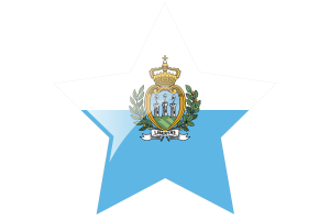 圣马力诺国旗星图标