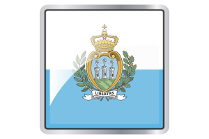 圣马力诺国旗广场图标