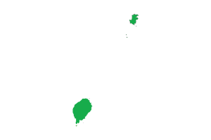 圣多美和普林西比地图与国旗