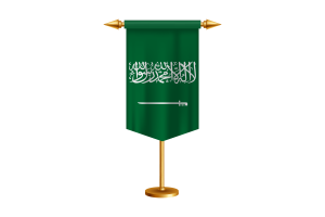 沙特阿拉伯国旗插图与立场
