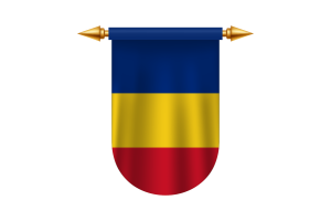 罗马尼亚国旗矢量图像