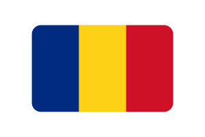 罗马尼亚国旗三角形圆形